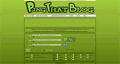 Desktop Screenshot of pingthatblog.com